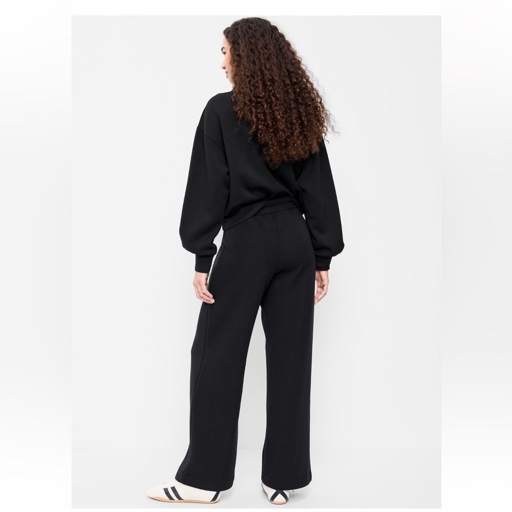 Old Navy Black Wide-Leg Lounge Pants - Picture 13 of 14